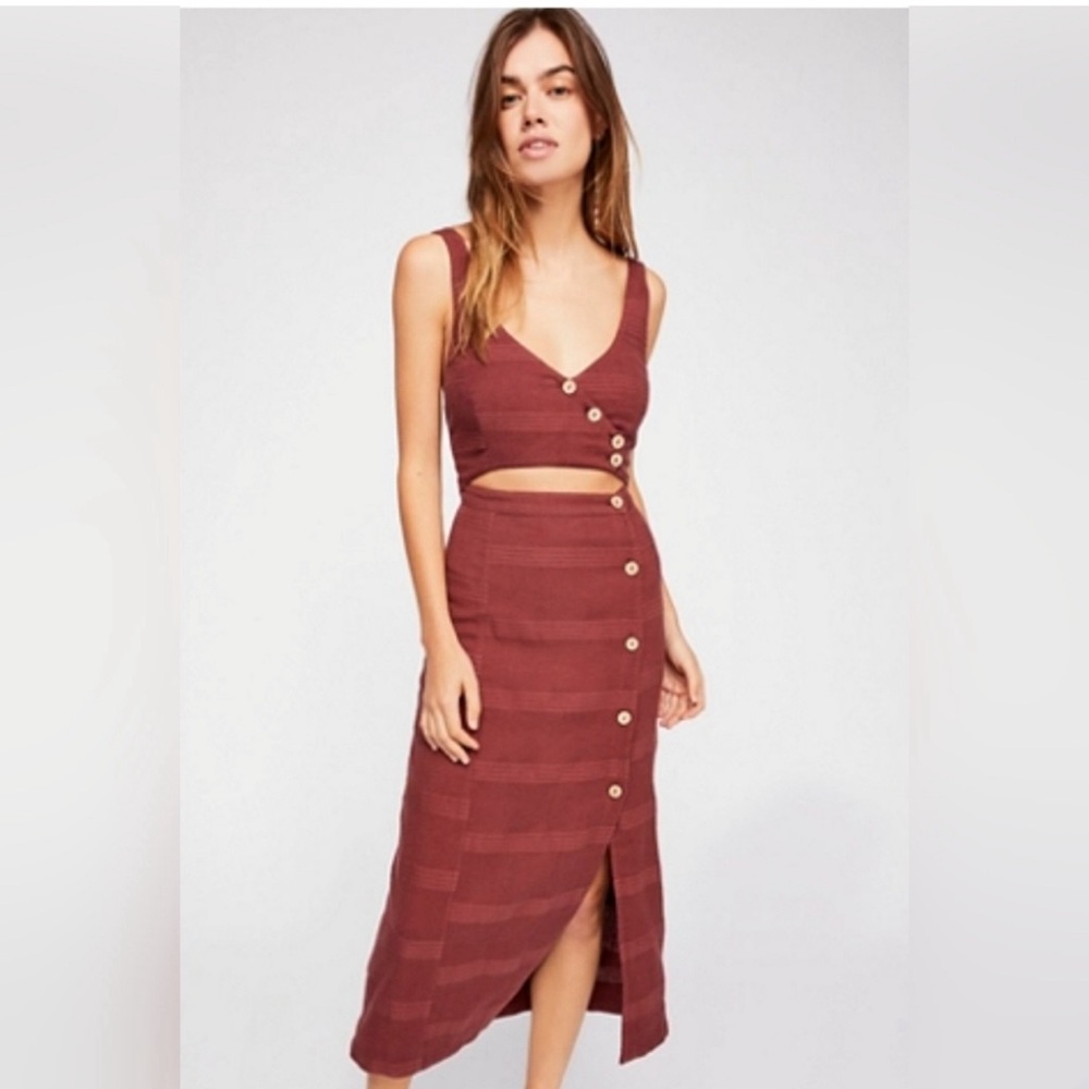 Free People Ultra Violet Midi Dress